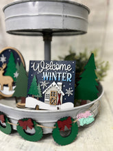 Load image into Gallery viewer, Winter Cabin Tier Tray Kit
