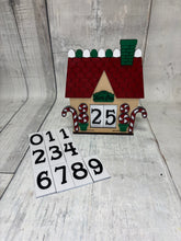 Load image into Gallery viewer, Christmas countdown house shelf sitter diy kit
