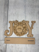 Load image into Gallery viewer, Christmas joy reindeer shelf sitter diy kit
