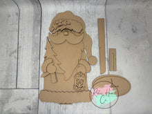 Load image into Gallery viewer, Santa Christmas woodland shelf sitter diy kit
