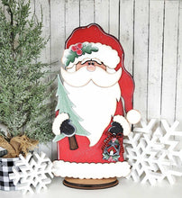 Load image into Gallery viewer, Santa Christmas woodland shelf sitter diy kit
