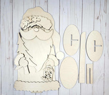 Load image into Gallery viewer, Santa Christmas woodland shelf sitter diy kit
