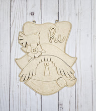 Load image into Gallery viewer, Fall scarecrow Doorhanger diy kit
