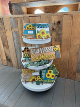 Load image into Gallery viewer, Sunflowers Sunshine Tier Tray Kit
