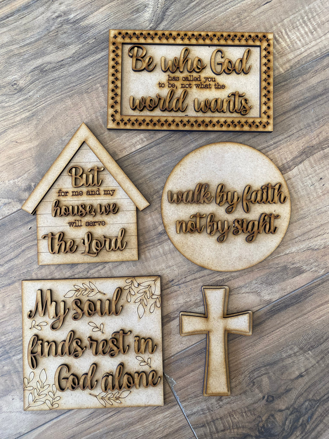 Faith Tier Tray Kit, craft, home decor, diy kit