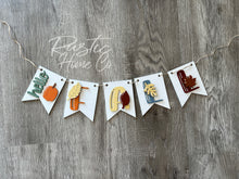 Load image into Gallery viewer, Hello Fall Seasonal Banner garland
