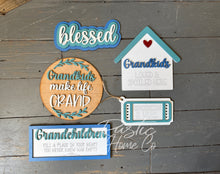 Load image into Gallery viewer, Grandkids Hugs Tier Tray Kit, craft, home decor, diy kit
