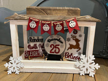 Load image into Gallery viewer, Reindeer Sleigh Ride Tier Tray Kit Christmas
