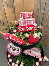 Load image into Gallery viewer, Strawberry Summer Tier Tray Kit, craft, home decor, diy kit
