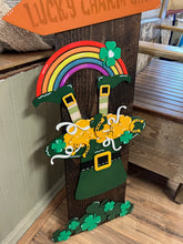 Load image into Gallery viewer, St Patrick’s day porch overlays only diy unfinished kit
