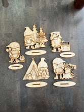 Load image into Gallery viewer, Outdoor gnomes, Tier Tray Kit, craft, home decor
