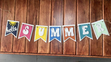 Load image into Gallery viewer, Hello Summer Seasonal Banner garland
