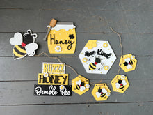 Load image into Gallery viewer, Bee Kind Tier Tray Kit, craft, home decor
