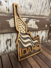 Load image into Gallery viewer, Layered Idaho wood cutout
