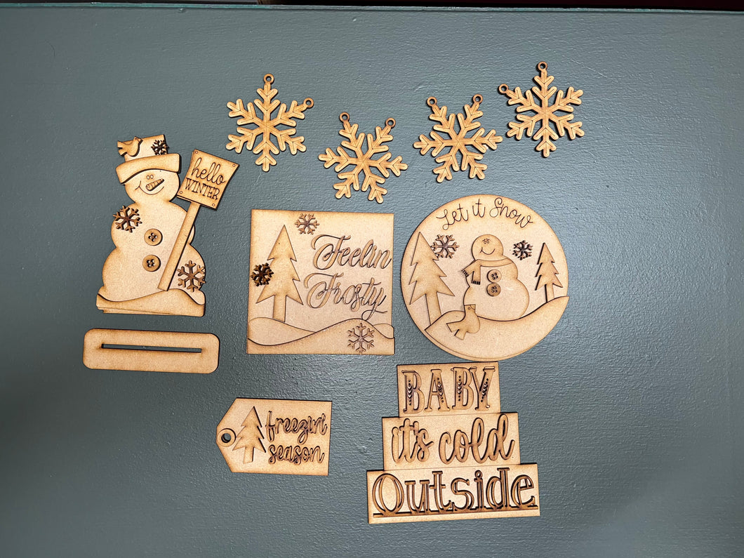 Baby it’s cold outside Tier Tray Kit