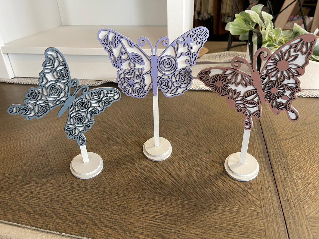 Butterfly Trio-set of 3