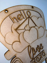 Load image into Gallery viewer, Hello Valentine Truck Doorhanger
